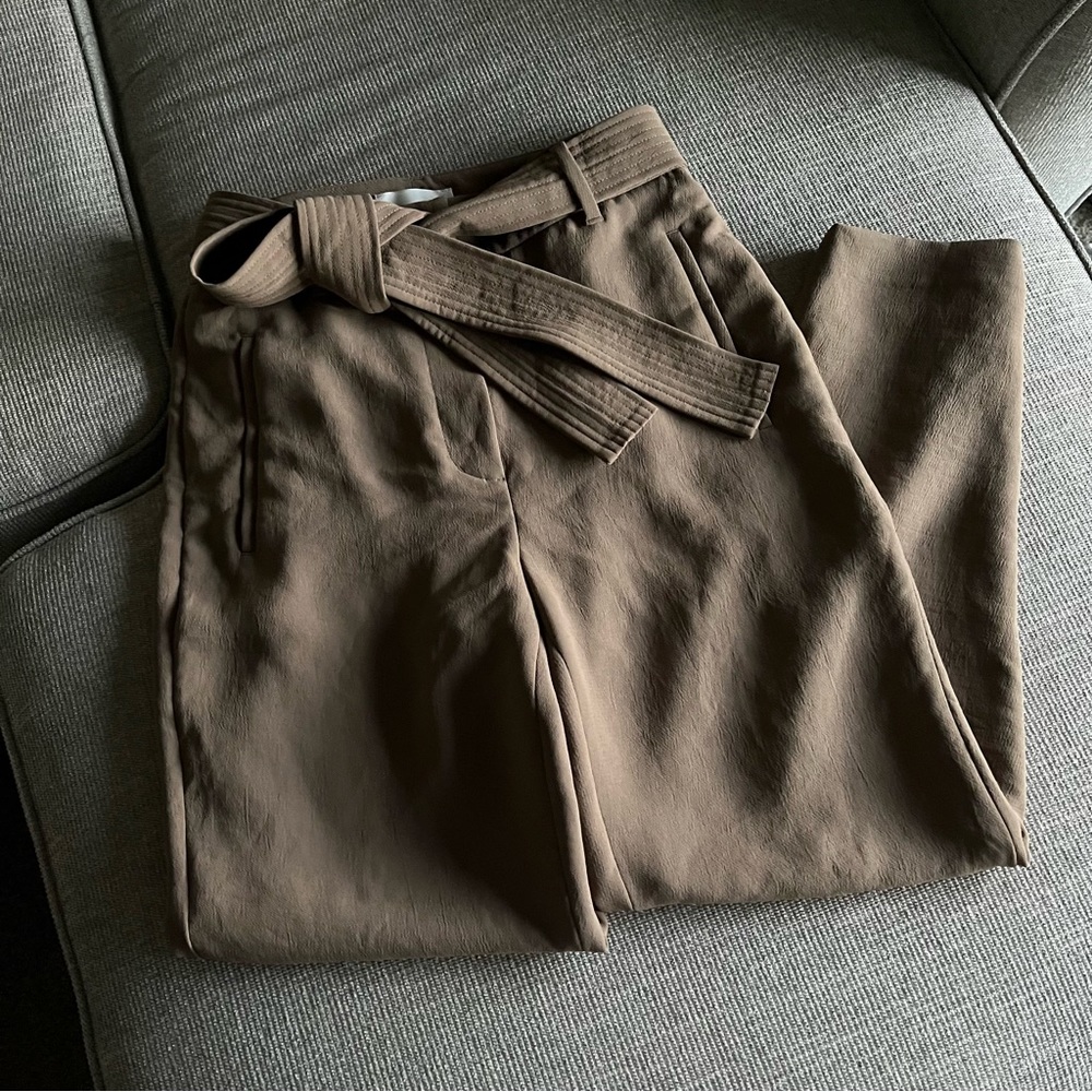 Wilfred Tie Front Pant Shitake